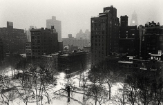 Michael Kenna, Gramercy Park Overlook, New York, New York, 2003, gelatin silver print, 6 x 9 inches