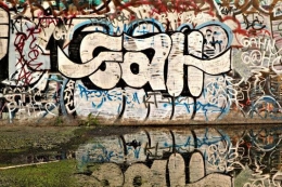 Under-bridge Graffiti, Near Downy, California, 2007