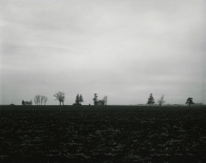 Untitled, from Farm Landscapes, 1981, gelatin silver contact print, 8 x 10 inches