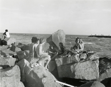 Group of Teens on Rocks