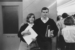 Students at school, Detroit, 1968