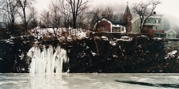 Ice Falls, Erie Canal, Little Falls, NY, 1989
