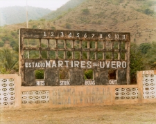 Baseball Scoreboard, Estadio M&aacute;rtires del Uvero 2004, chromogenic print