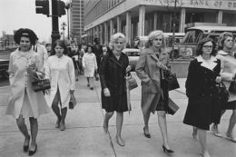 Office workers in downtown Detroit, Detroit, 1968