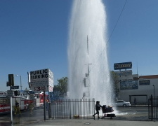 Fire Hydrant, Pico Boulevard, Los Angeles, chromogenic print