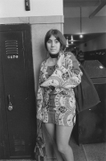 High school student in mini dress, Detroit, 1968