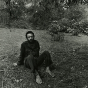 Haight Ashbury (man in park without shoes), 1968