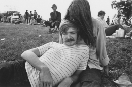 Couple picnicking, Detroit, 1968