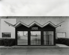 Industrial Building, El Cajon, Ca, 2018, gelatin silver contact print