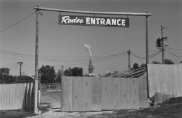 Rodeo Entrance, Douglas County Fairground, Lawrence, Kansas, 1976