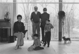 Gilbert and Lila Silverman with their children, Paul and Eric, Detroit, 1968