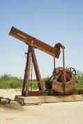 Oil Pump Jacks: McCamey, Texas, from the series,&nbsp;Beneath the Dirt of Great Men