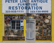 Peter Lin Antique Furniture, Pico Boulevard, Los Angeles, chromogenic print
