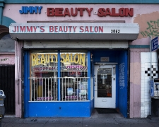 Jimmy&#039;s Beauty Salon, Pico Boulevard, Los Angeles, chromogenic print