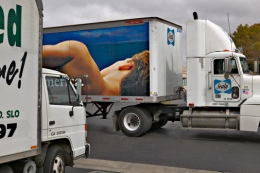 Sealy Mattress Trucks, San Luis Obispo, California, 2003