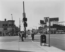 Intersection, Irving Park, Milwaukee, and Cicero Avenues, Chicago, Illinois, 1977