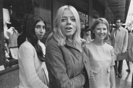 Suburban girls shopping in downtown Detroit, Detroit, 1968