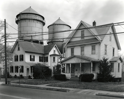 Houses and Water Towers, Moorestown, New Jersey, 1973